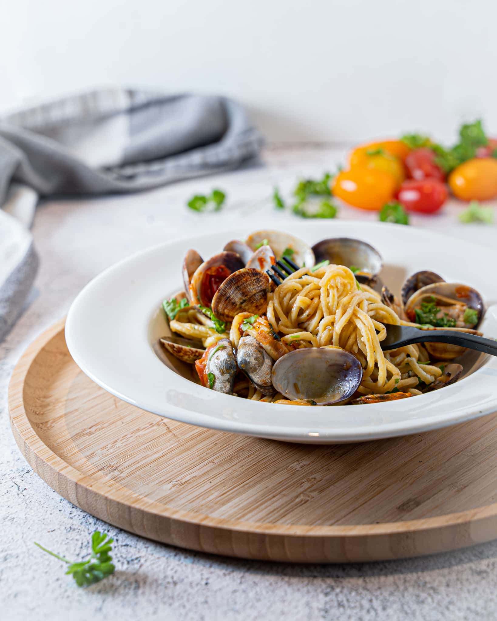 Jamie Oliver’s spaghetti vongole